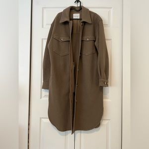 Long Aritzia Ganna Jacket Size Large